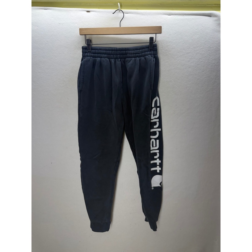 Carhartt Joggers Bous L (14-16) Black Logo Graphic Sweatpants BN8429-B 3587